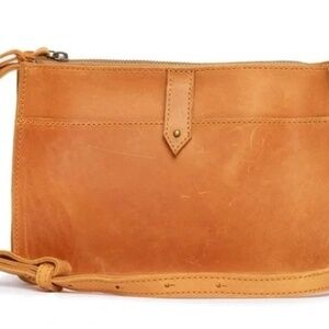 Able Tan Leather Crossbody Bag